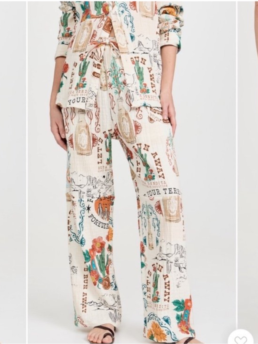 NWT Agua Bendita Frank Nopal Pants - Picture 7 of 10